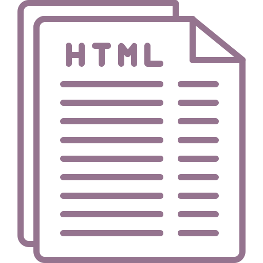 archivo html icono gratis