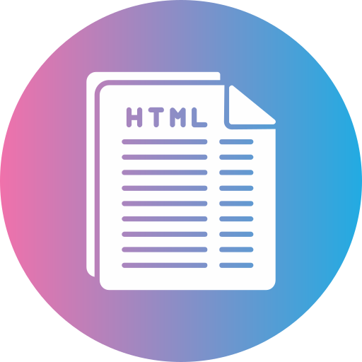 archivo html icono gratis