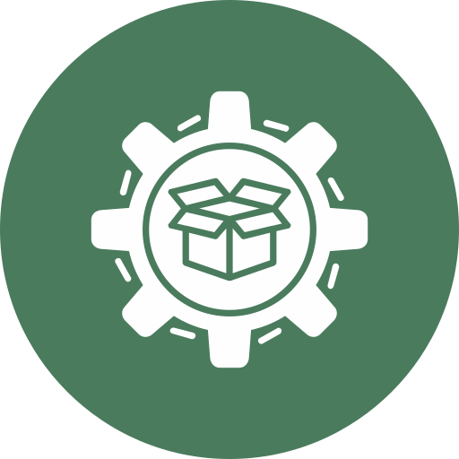 gestión de productos icono gratis