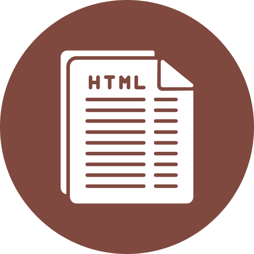 archivo html icono gratis