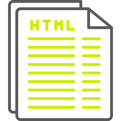 archivo html icono gratis