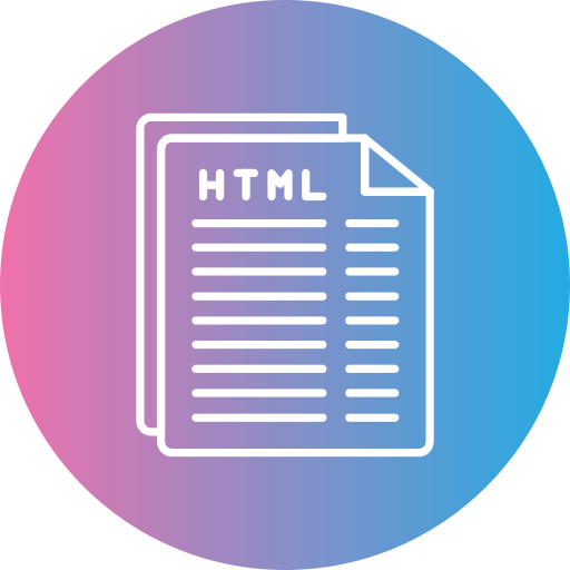 archivo html icono gratis