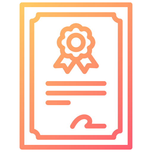 Сертификат бесплатно иконка