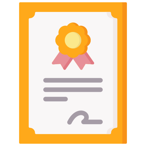 Сертификат бесплатно иконка