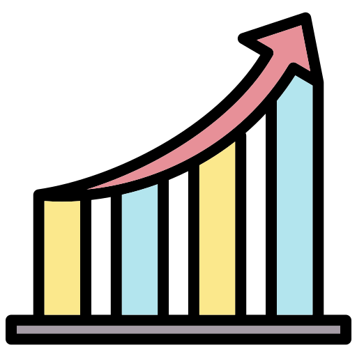 crecimiento icono gratis