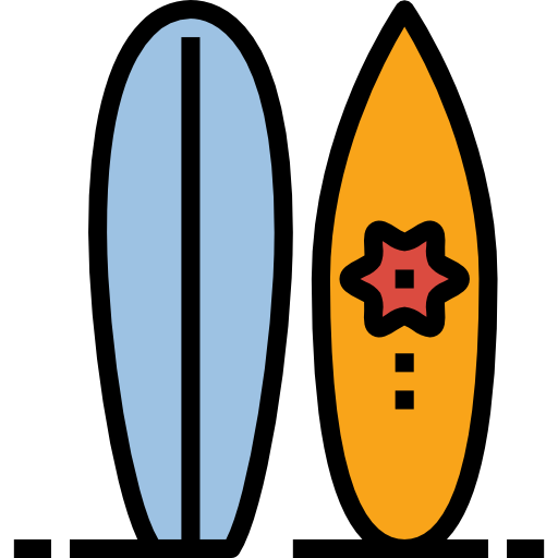 tabla de surf icono gratis