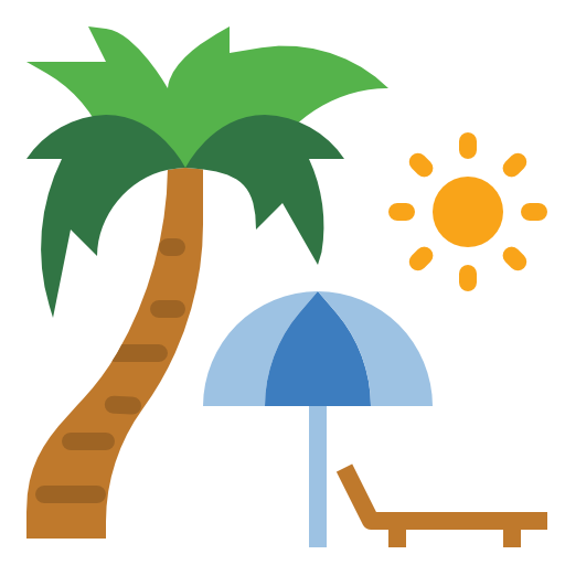 Beach - Free holidays icons