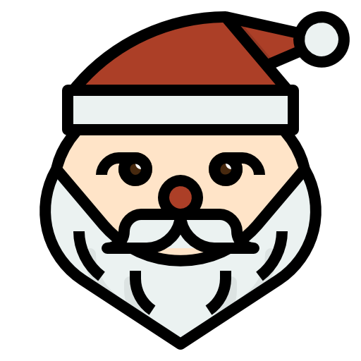 papá noel icono gratis