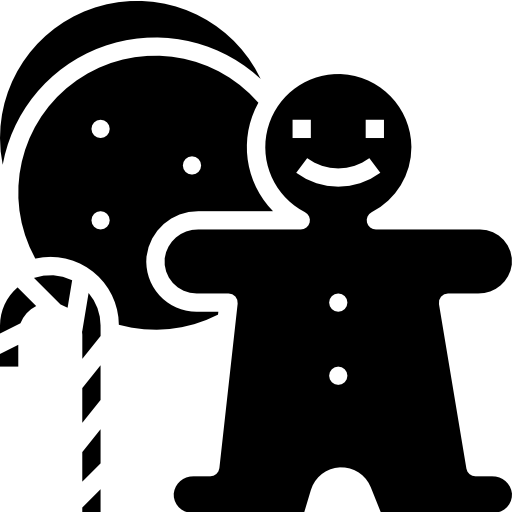 pan de jengibre icono gratis