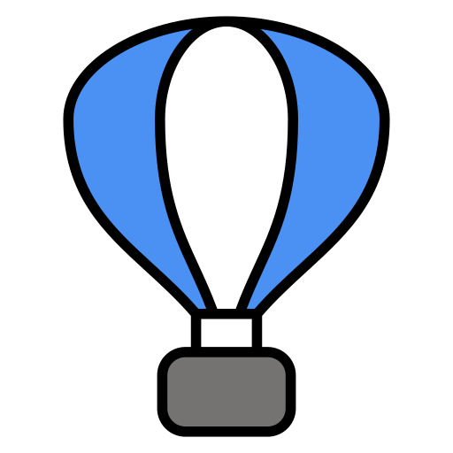 Воздушный шар бесплатно иконка