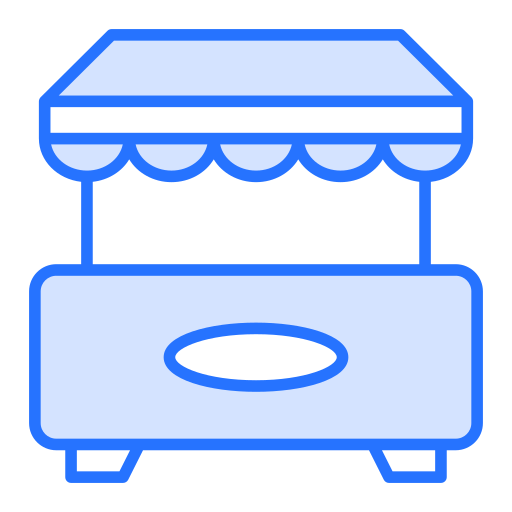 puesto de comida icono gratis