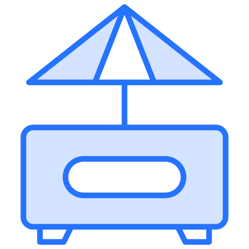 puesto de comida icono gratis