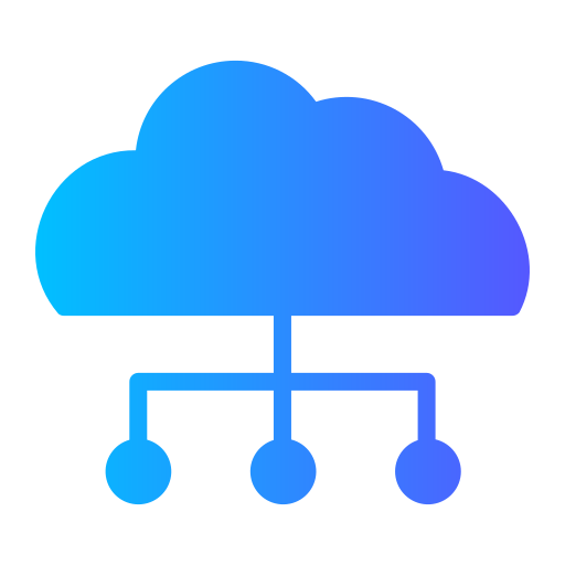 computación en la nube icono gratis