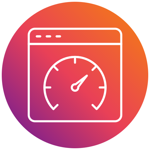 velocidad de página icono gratis