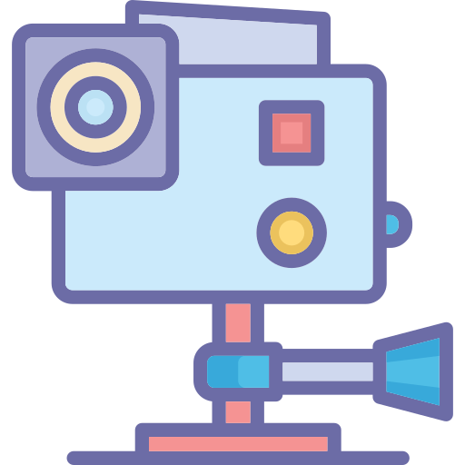 Action camera free icon