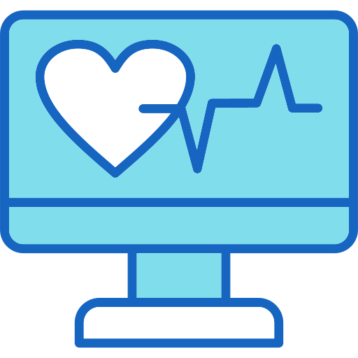 monitor de electrocardiograma icono gratis