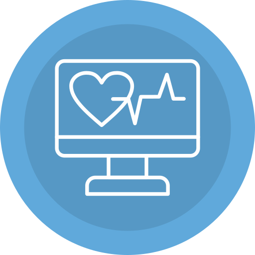 monitor de electrocardiograma icono gratis