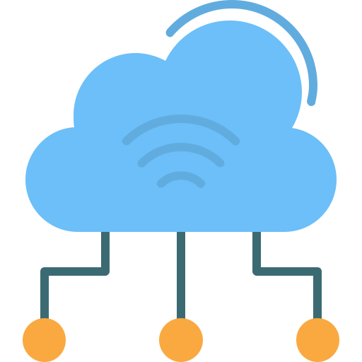 computación en la nube icono gratis