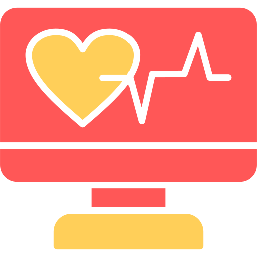 monitor de electrocardiograma icono gratis