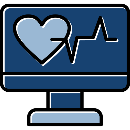 monitor de electrocardiograma icono gratis