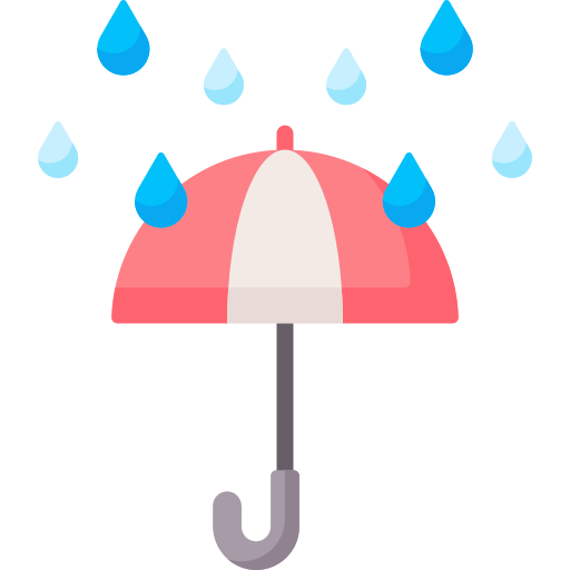 gotas de lluvia icono gratis