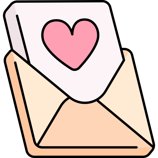 Love letter - Free love and romance icons