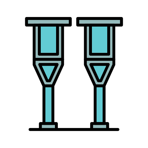 muletas grátis ícone