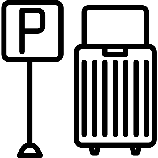 Luggage free icon