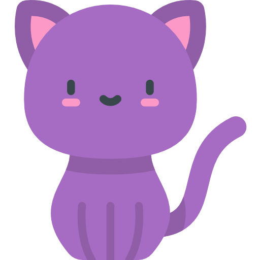 Cute Cats Flat Icon Kit PNG Images