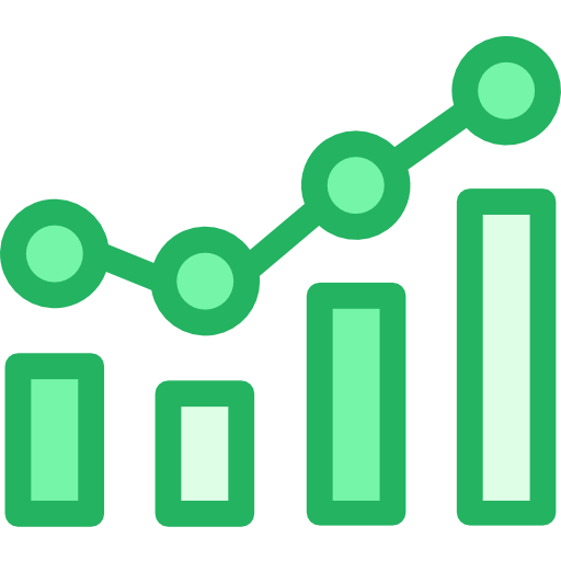 gráfico de barras icono gratis