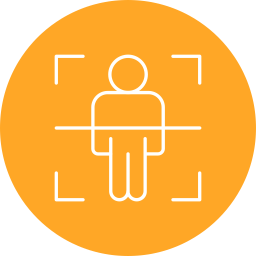 escaneo corporal icono gratis