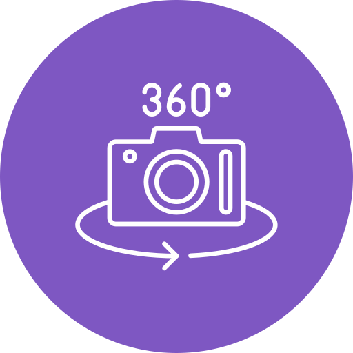 câmera 360 grátis ícone