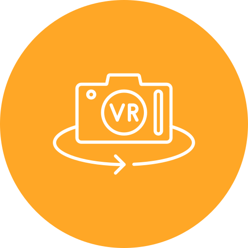 cámara de realidad virtual icono gratis