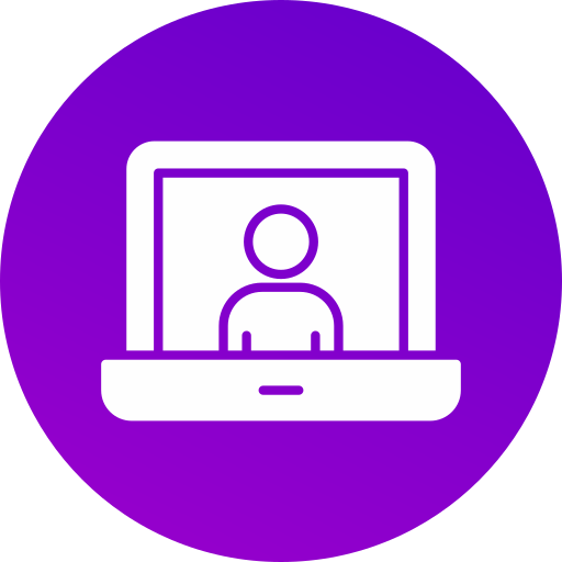 video conferencia icono gratis