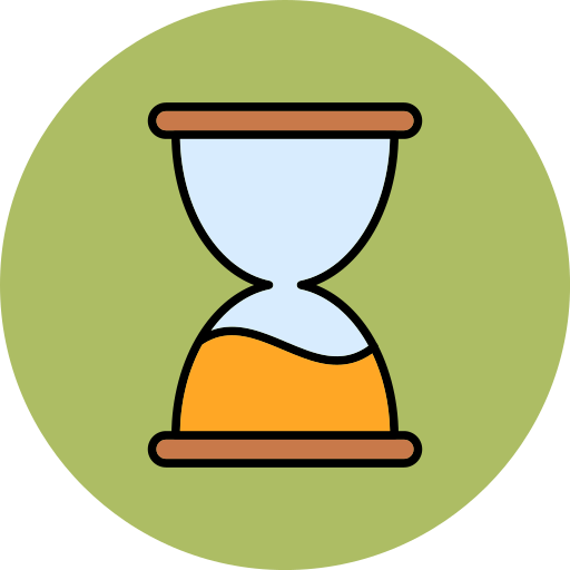 reloj de arena icono gratis