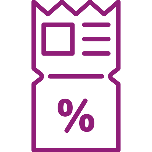 Ваучер бесплатно иконка