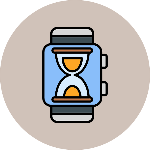reloj de arena icono gratis