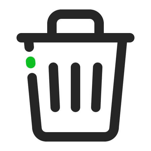 contenedor de basura icono gratis