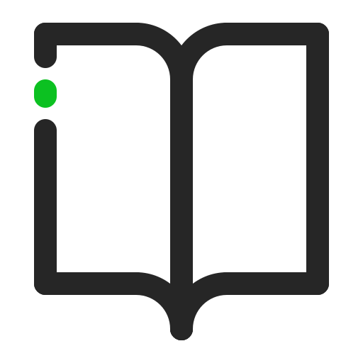 libro abierto icono gratis