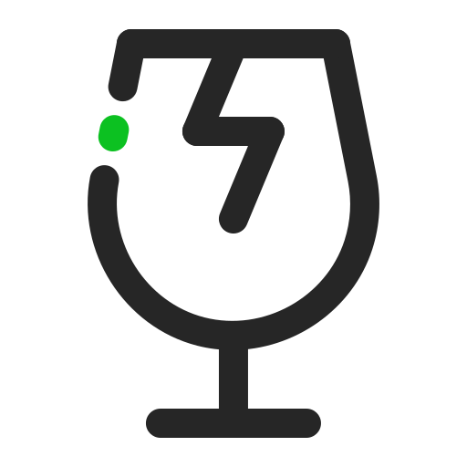 vidrio roto icono gratis