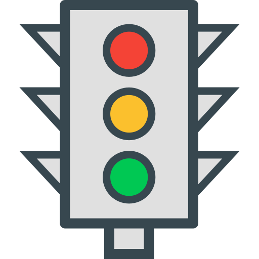Traffic free icon