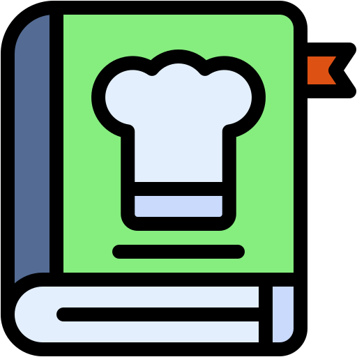 libro de cocina icono gratis