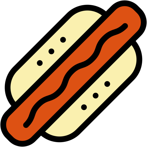 hot dog icono gratis