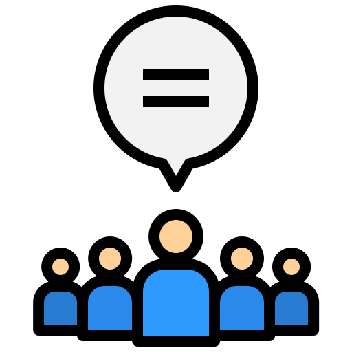 igualdad icono gratis