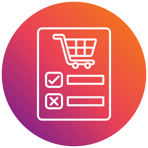 Shopping list free icon Shopping list free icon
