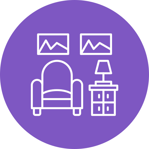 sala de estar icono gratis