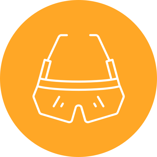 lentes de seguridad icono gratis
