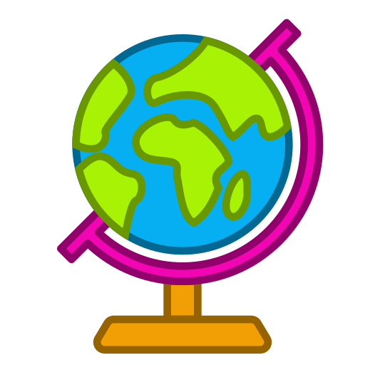 geografía icono gratis