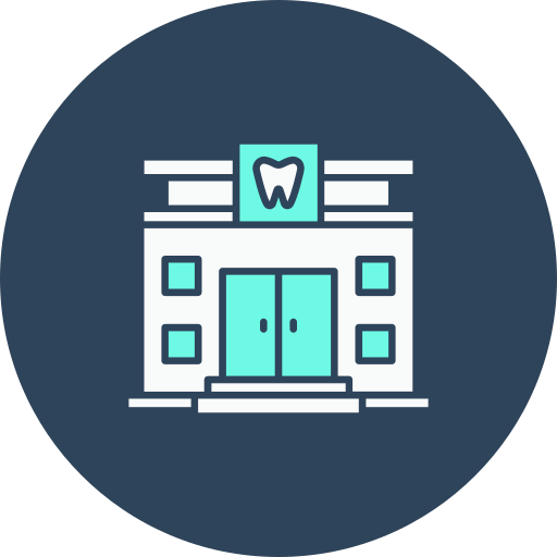clinica odontológica grátis ícone clinica odontológica grátis ícone