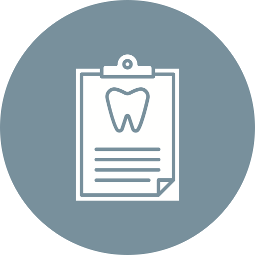 registro dental icono gratis